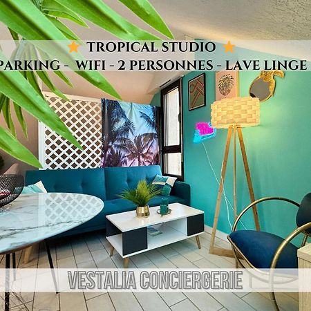 -Tropical Studio- Paisible Parking Wifi Lave-Linge Quimper Exteriör bild