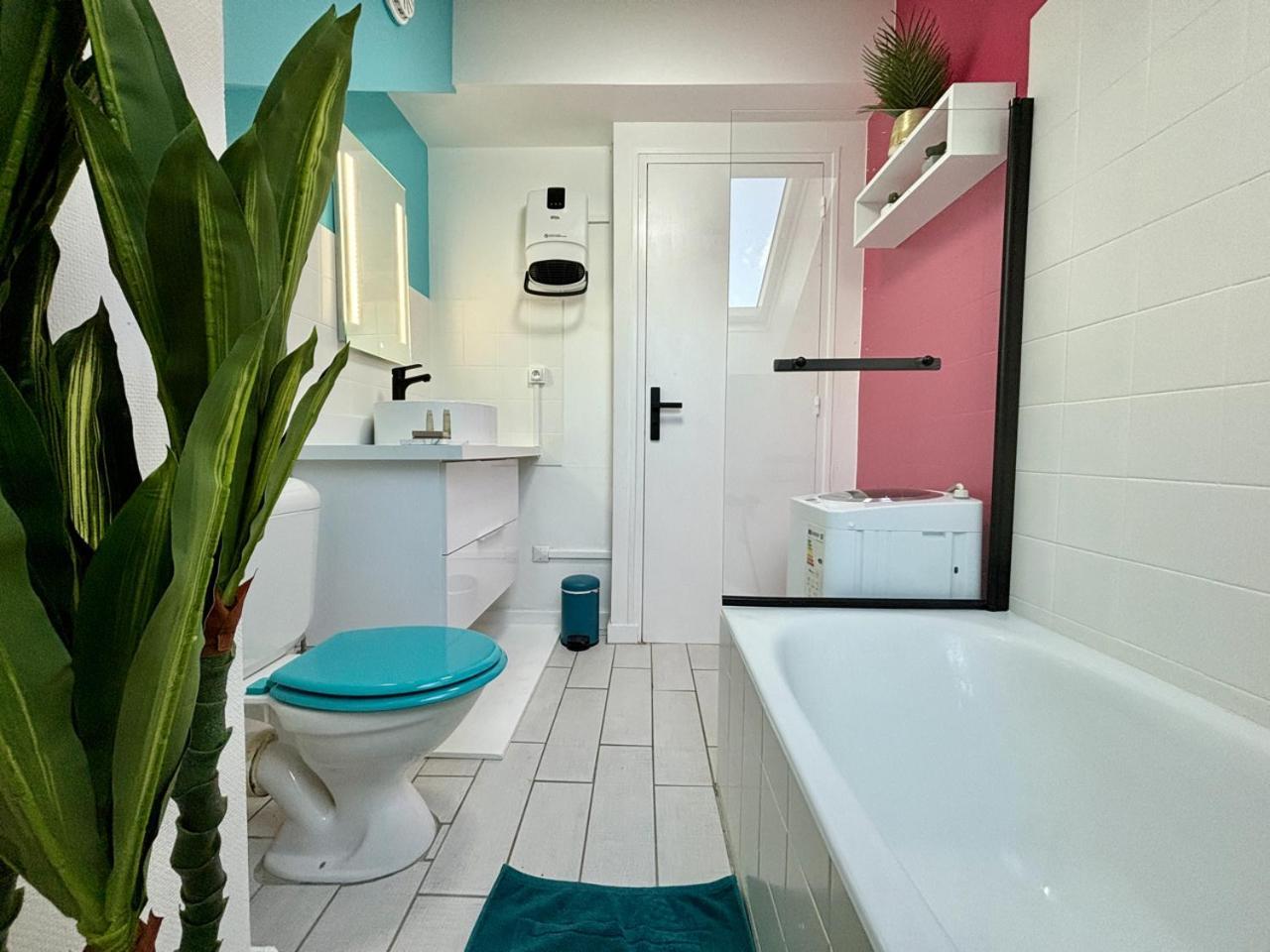 -Tropical Studio- Paisible Parking Wifi Lave-Linge Quimper Exteriör bild