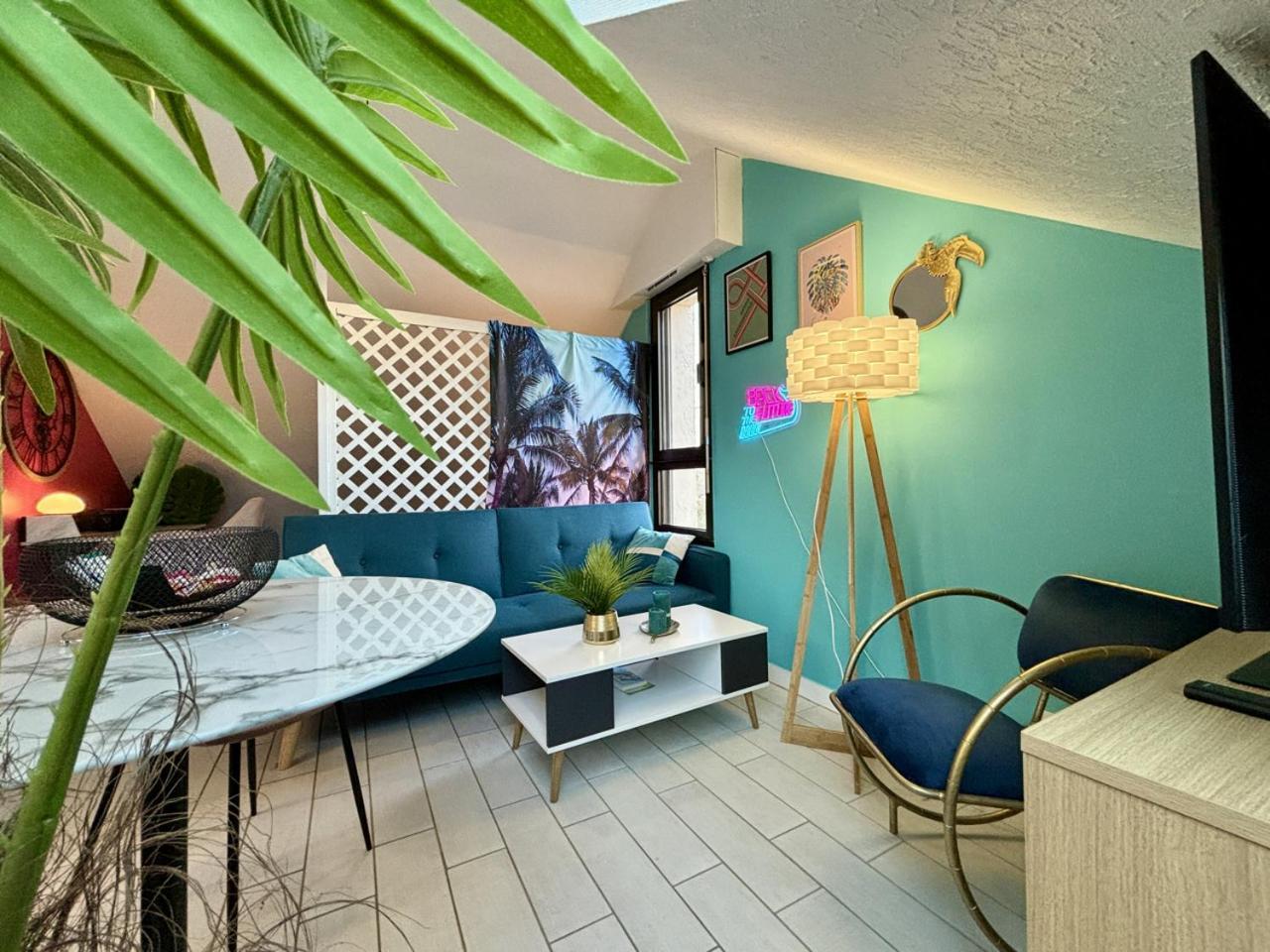 -Tropical Studio- Paisible Parking Wifi Lave-Linge Quimper Exteriör bild