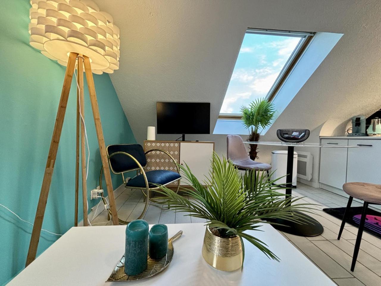-Tropical Studio- Paisible Parking Wifi Lave-Linge Quimper Exteriör bild