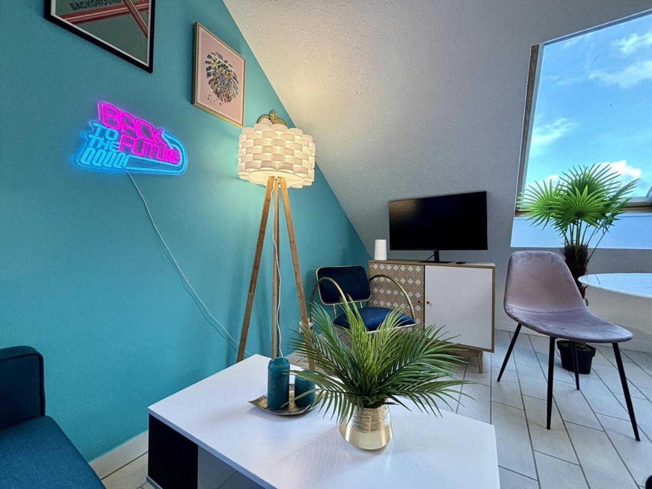 -Tropical Studio- Paisible Parking Wifi Lave-Linge Quimper Exteriör bild