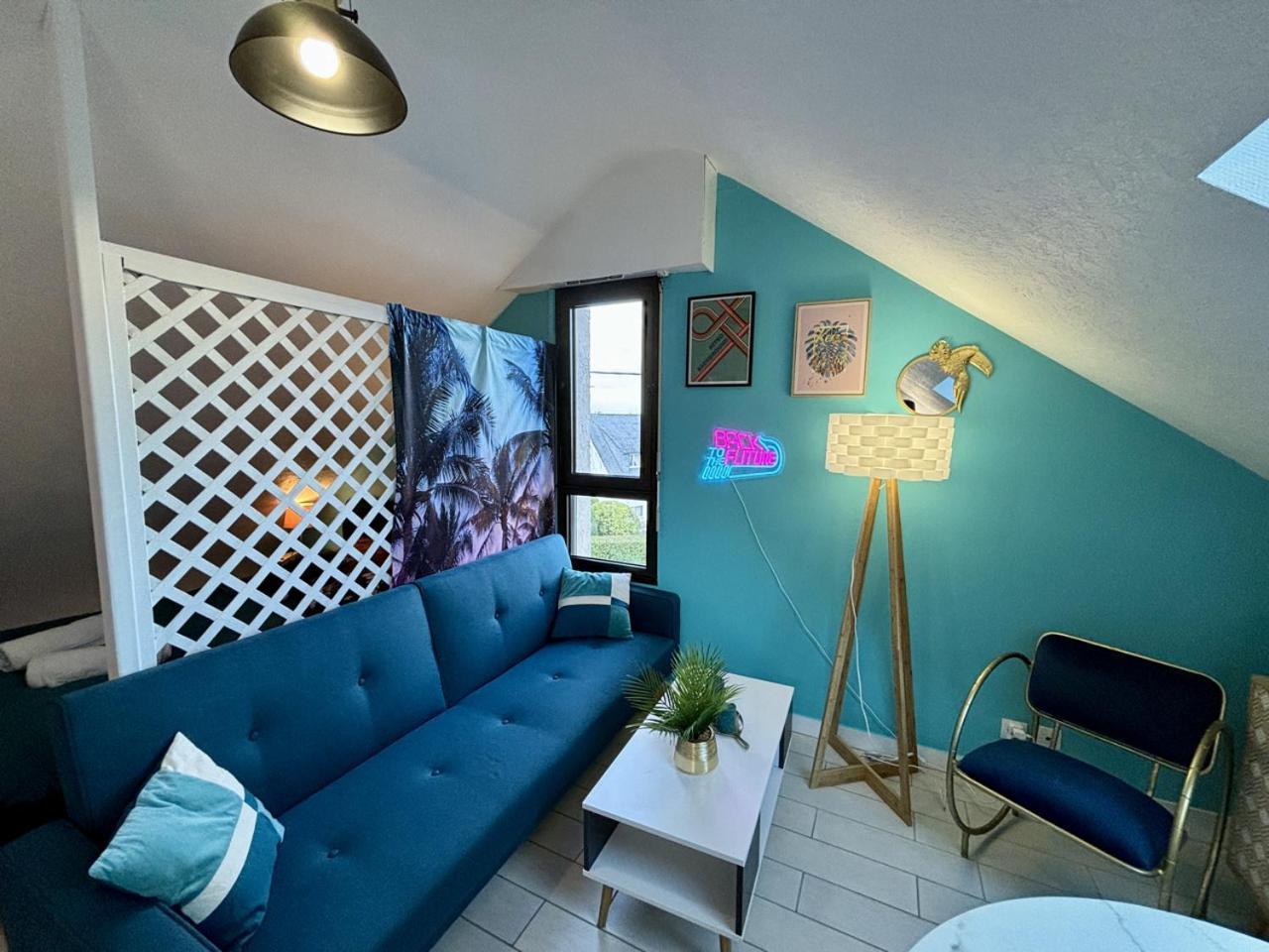 -Tropical Studio- Paisible Parking Wifi Lave-Linge Quimper Exteriör bild